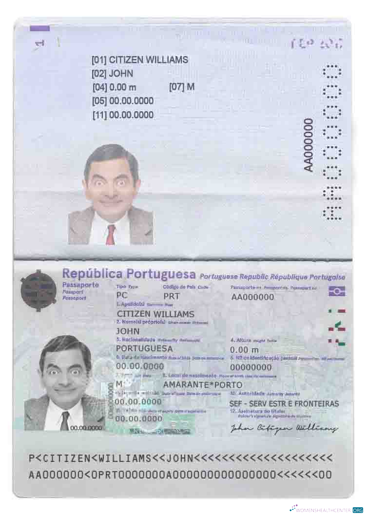 Download Portugal pass (2017   present) Photoshop template